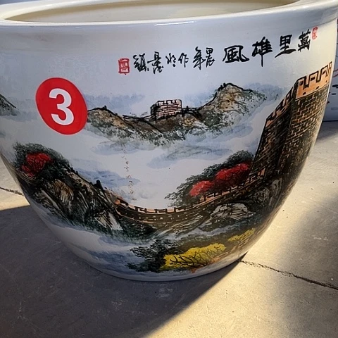 摆件陶鸽**下高温陶瓷大缸系列