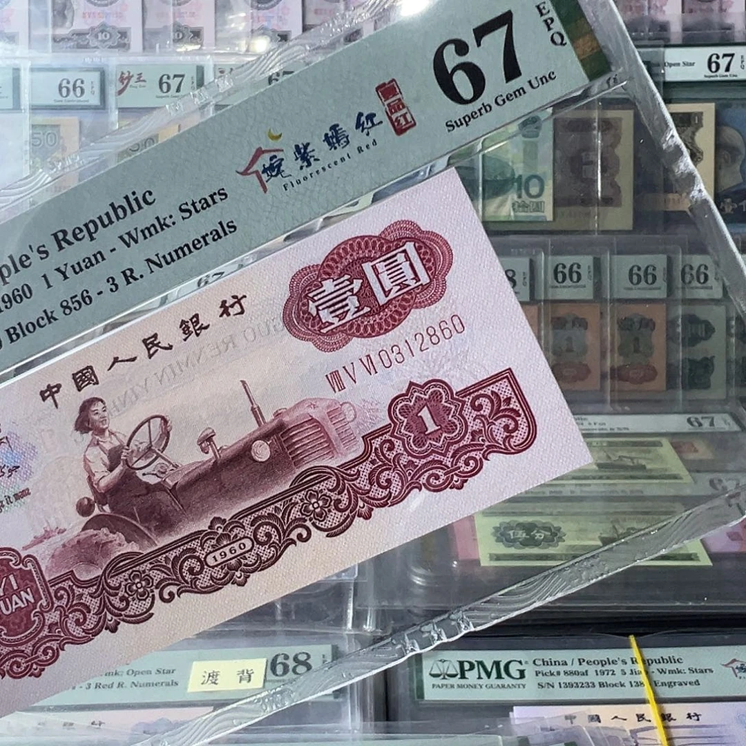 Pmg姹紫嫣红一品红标67无47尾860