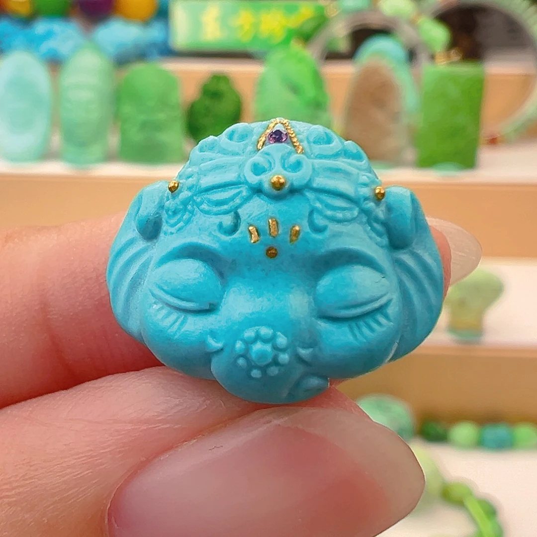未镶嵌绿松石项链