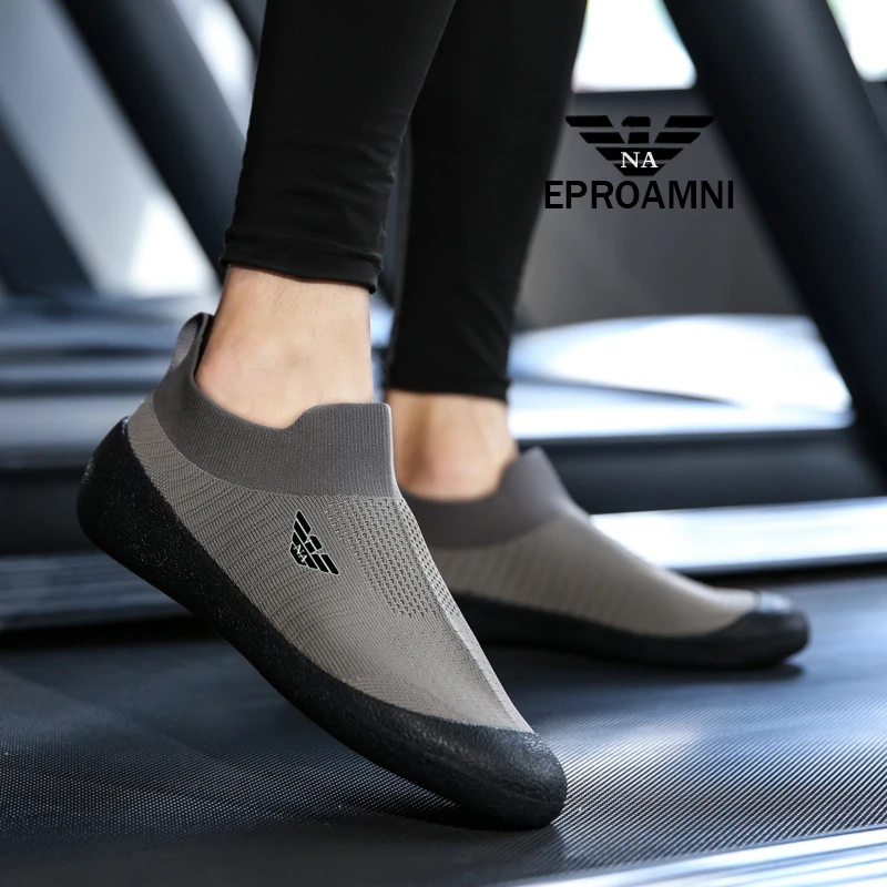 意大利阿玛男鞋运动透气跑步鞋轻便软底套脚网面鞋休闲鞋袜子鞋女