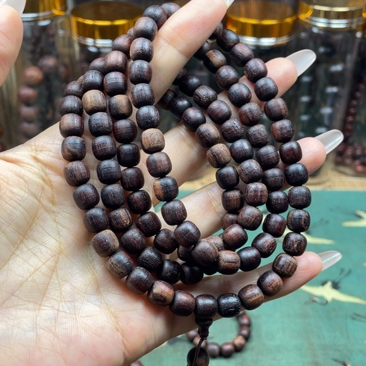 降真香手串/手链降真香土埋老料0.8老型多圈