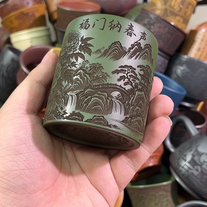 茶杯紫砂全手工紫砂主人杯