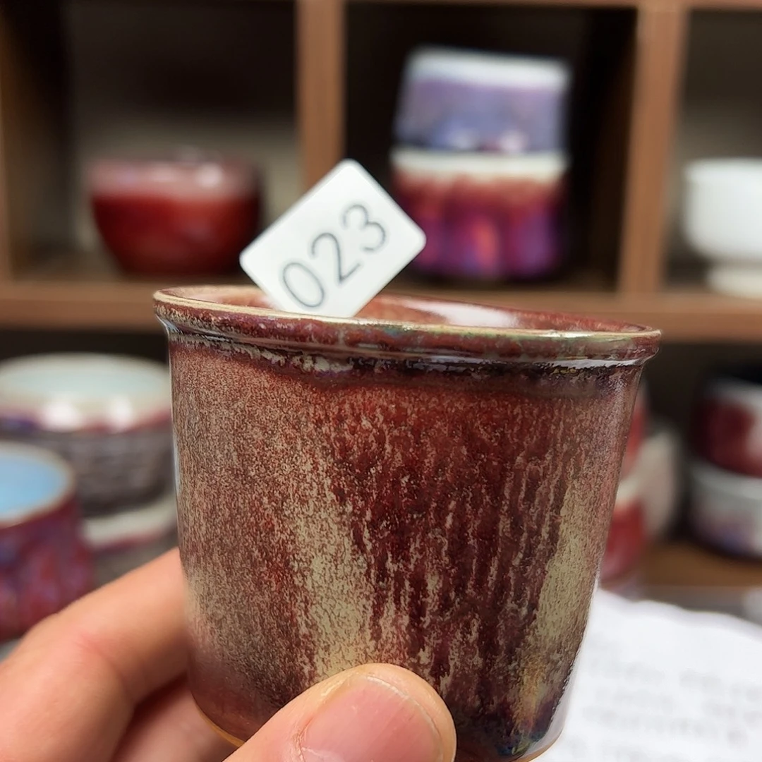 本***愿杯子钧瓷#钧瓷#原矿釉#高温#茶器#非遗传承