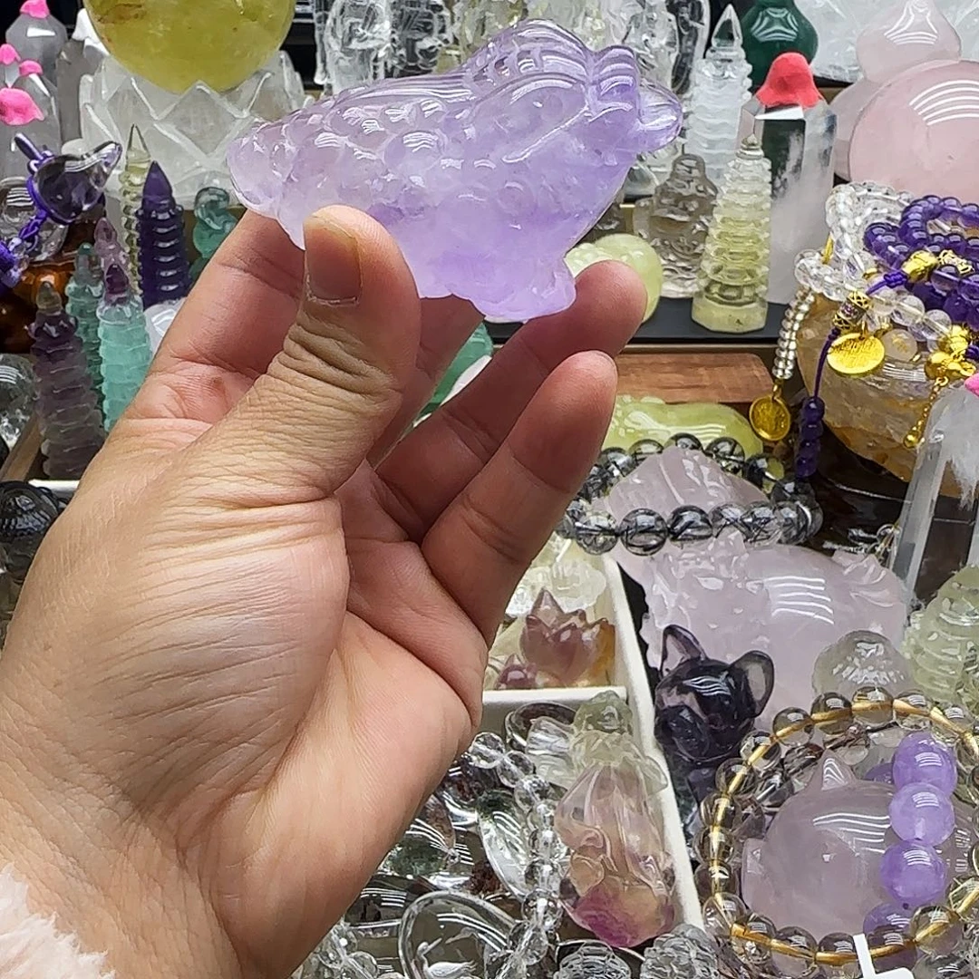 水晶车挂未镶嵌摆件