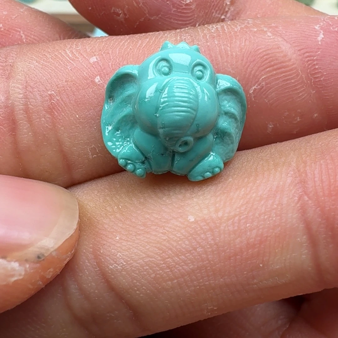 绿松石未镶嵌珠宝半成品