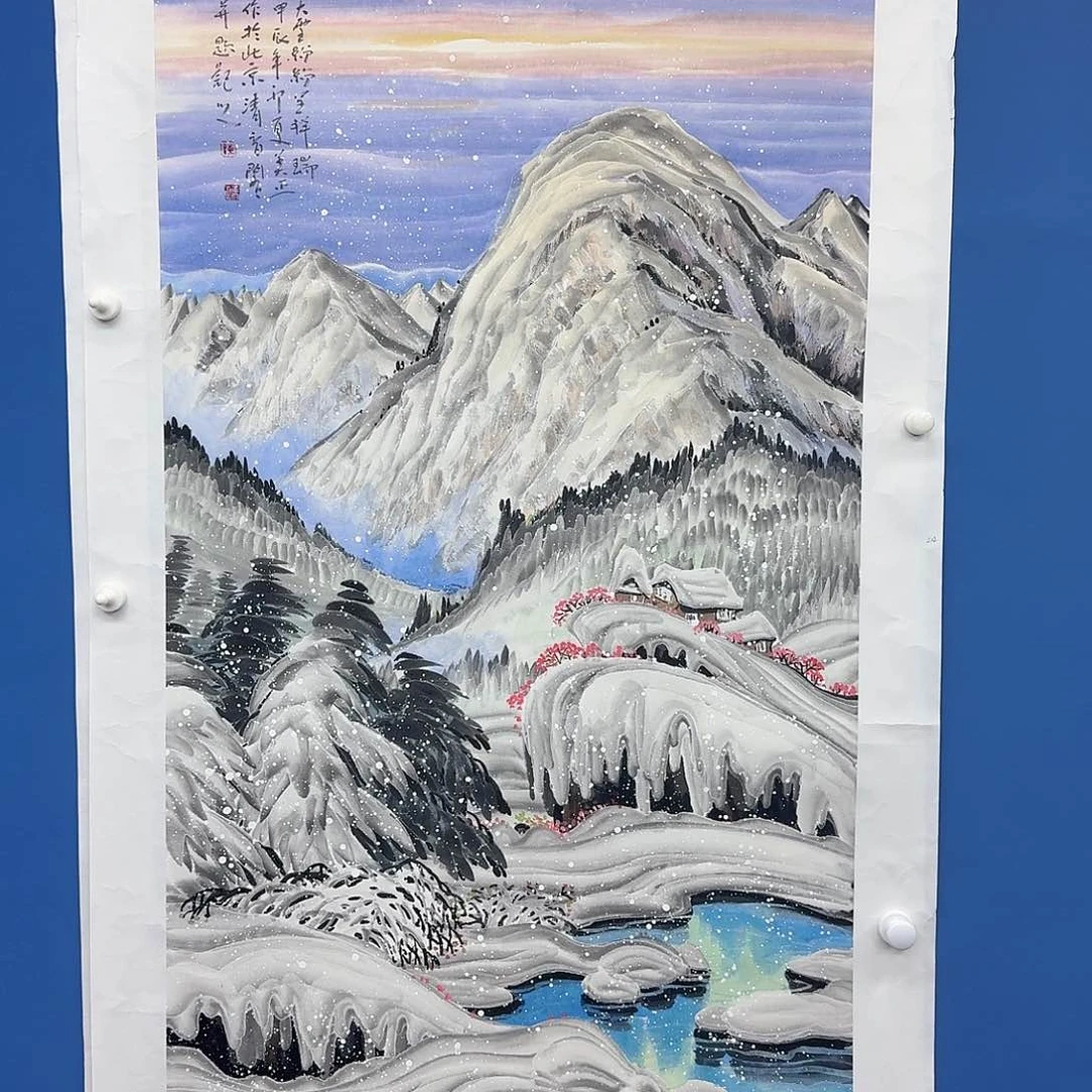 国画多次参加国内外大型