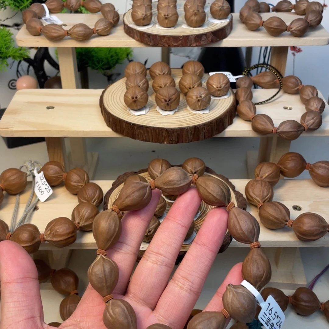 橄榄核手串/手链16.5*24三面佛梅林铁核