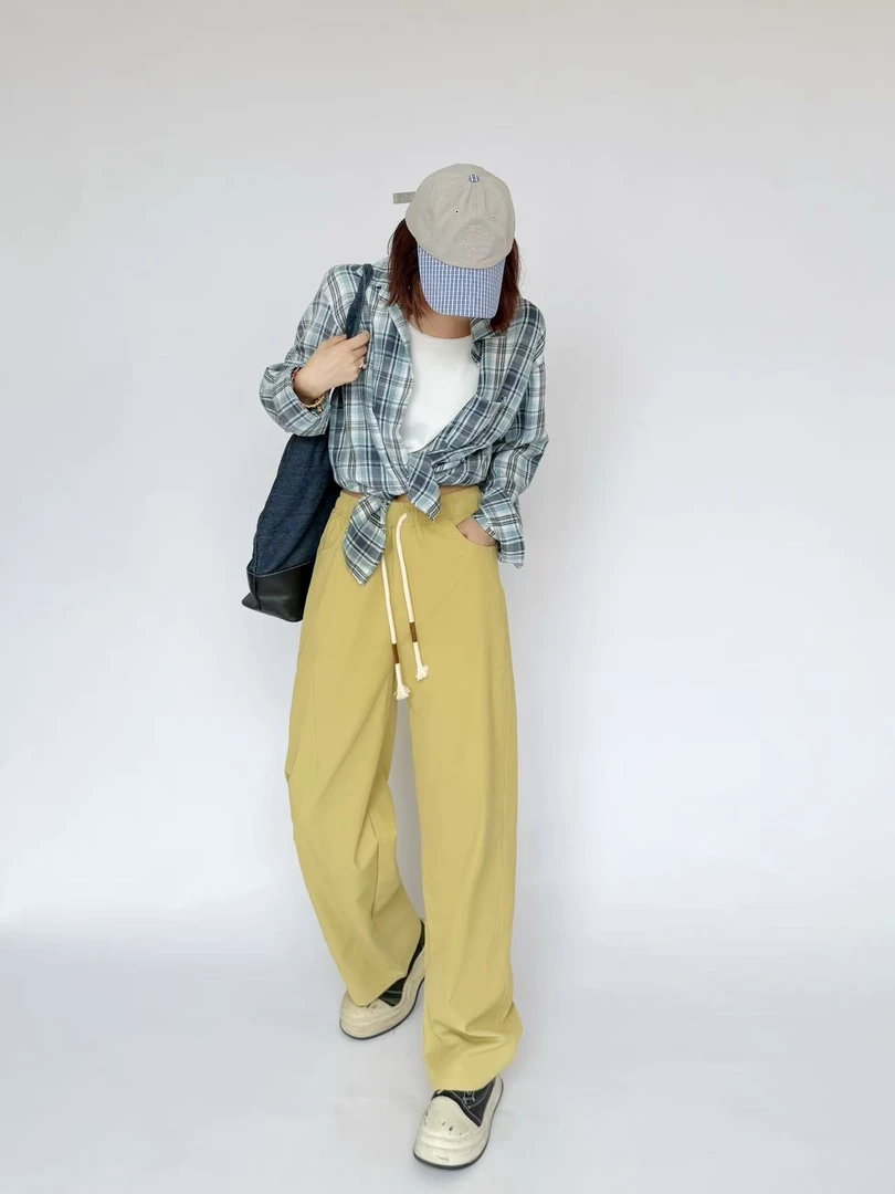 【直筒小弯刀】25805款弯刀裤阔腿裤休闲裤百搭