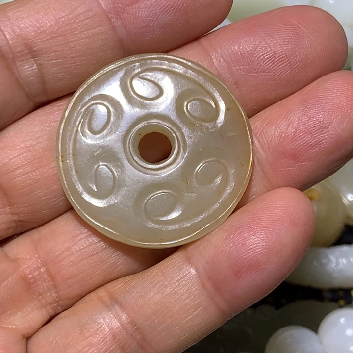 和田玉（白玉）颈饰未镶嵌