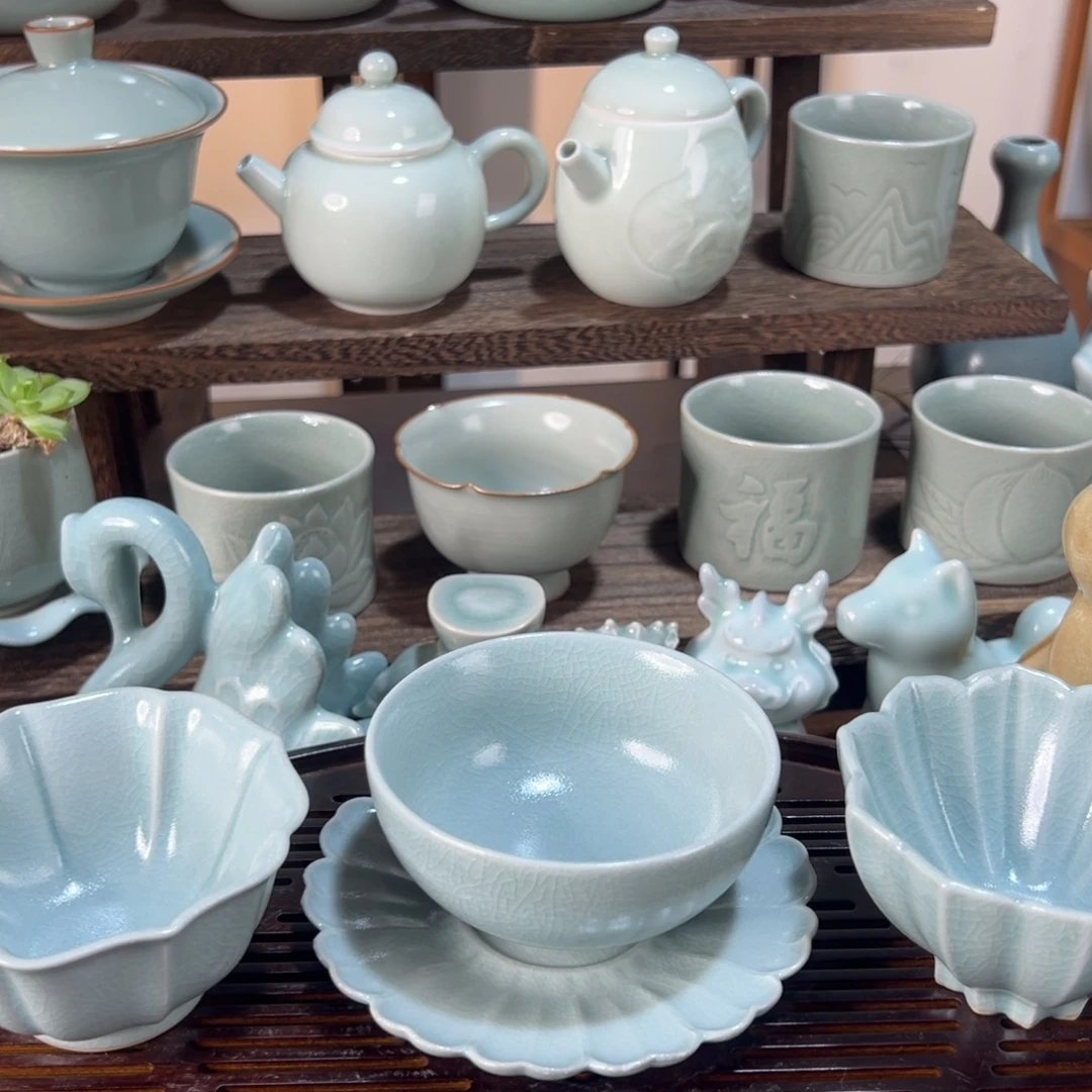 精品卵青一杯一碟 样式可选