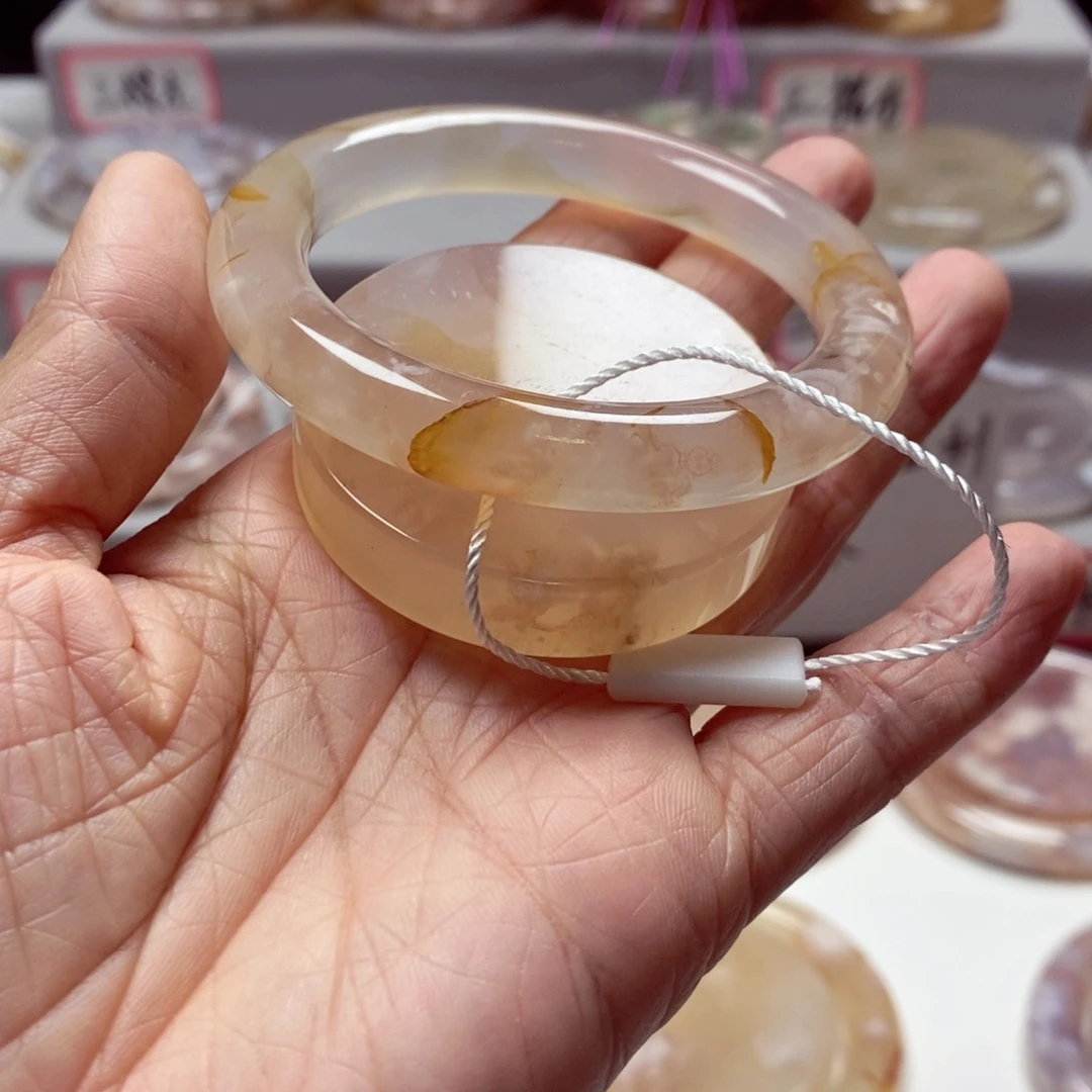 玛瑙/玉髓手镯未镶嵌莓*耶