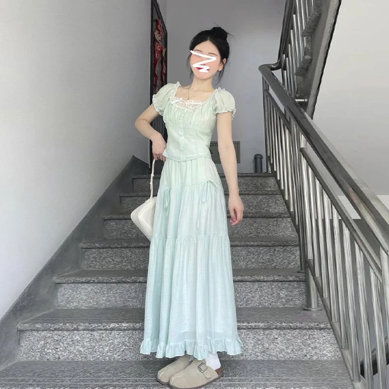 【JRXR女装】法式气质高端精致绝美连衣裙子女夏季新款小众不撞款