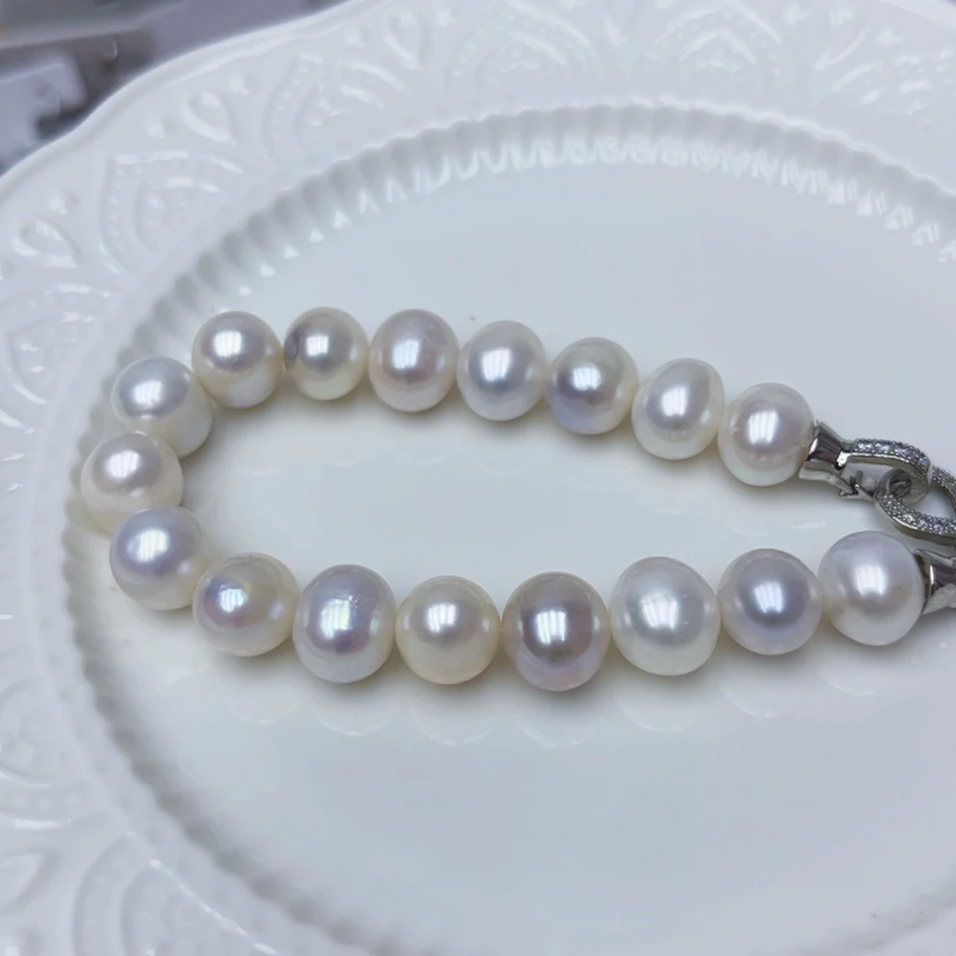 淡水珍珠手绳银S925镶嵌