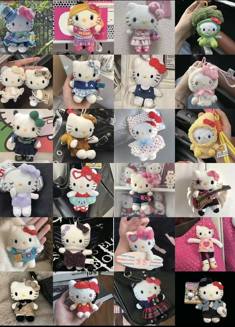 可爱kitty公仔玩偶合集挂件娃娃kitty挂件