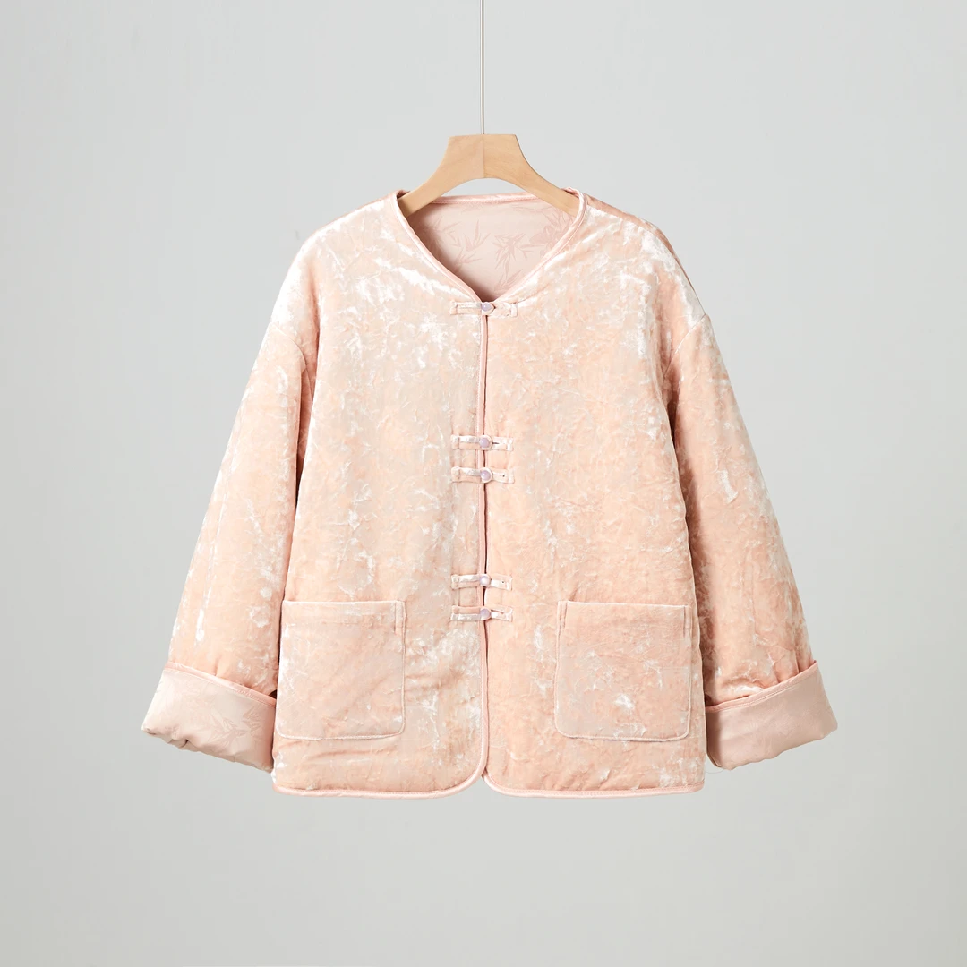 棉衣复古中式加厚中国风保暖秋冬立领冬季