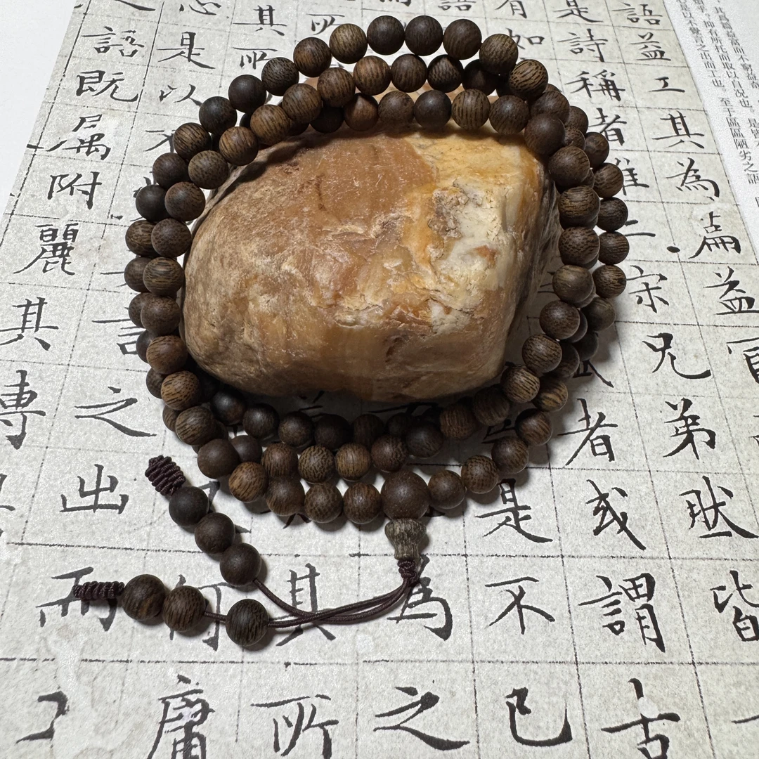 z-761【越南芽庄黑油格满油】多圈6mm、21.39g