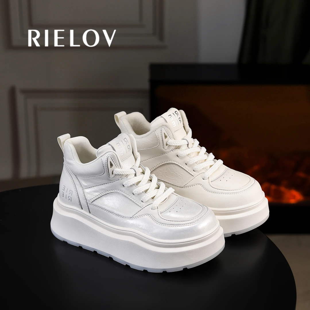【RIELOV●皎月2.0】加绒增高6cm升级版雪地靴女士休闲鞋51028-1