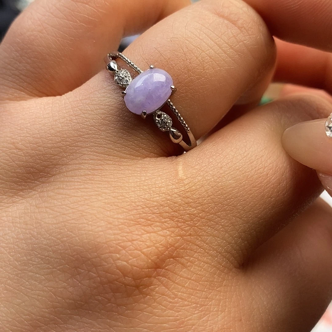 翡翠未镶嵌戒指翡翠