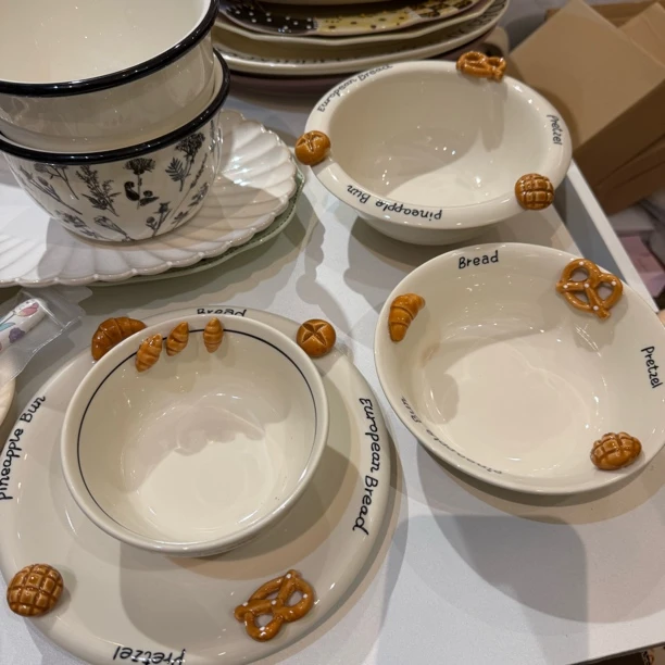 面包系列立体面包餐具