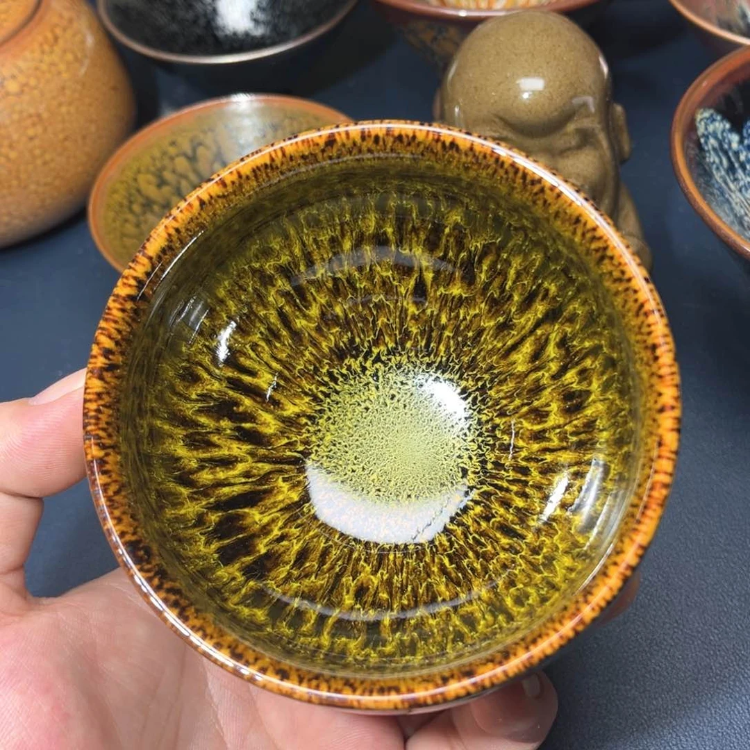 茶盏建盏手握泡茶主人杯