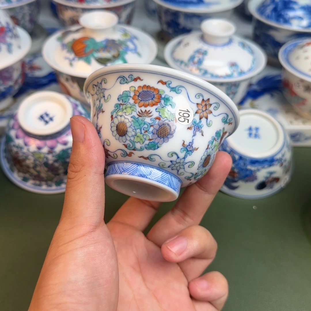 彦祖纯手工手绘茶具195