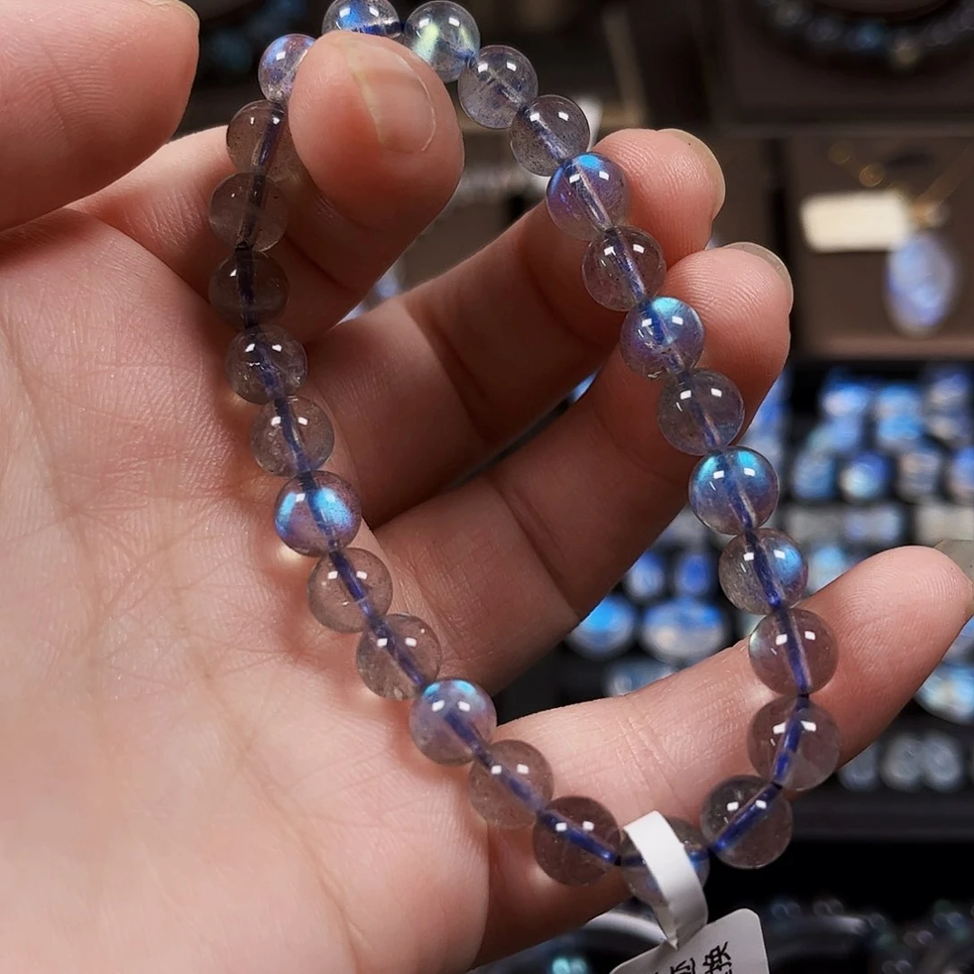 手链未镶嵌长石7.5mm左右