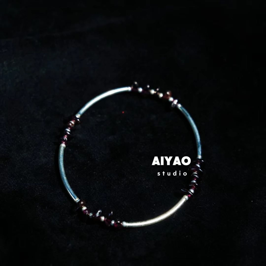合金手链 【AIYAO】弯管拼色手链B40