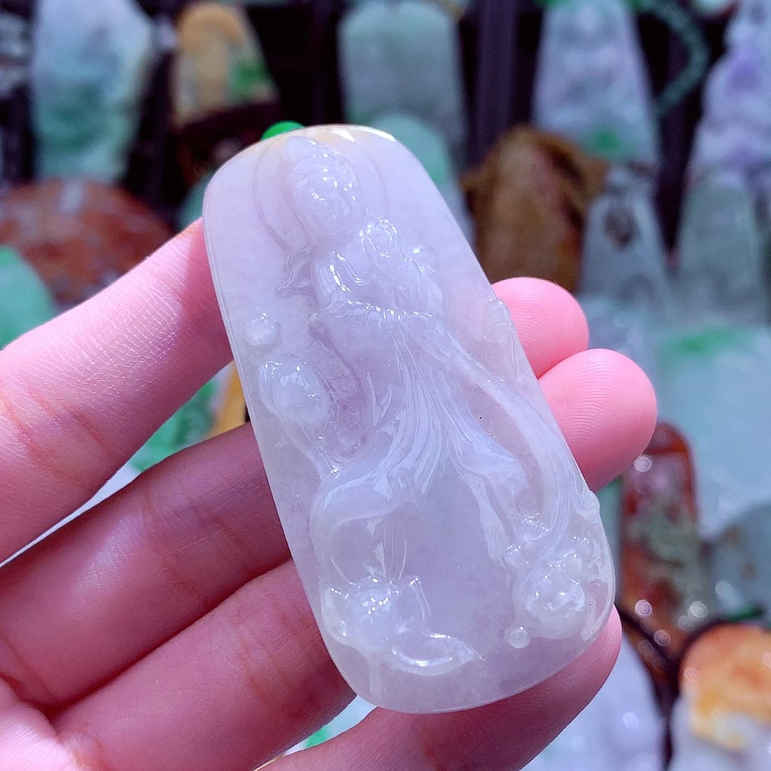 颈饰未镶嵌翡翠天然