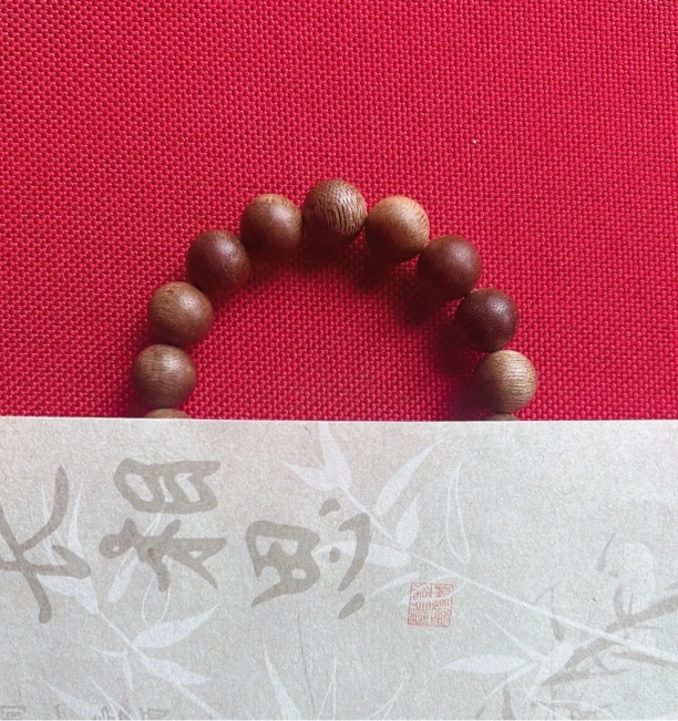 加里曼丹单圈12mm老料香味好手工珠串DIY编织