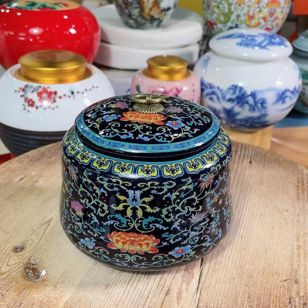 【闪购商品】罐陶瓷茶叶罐密封罐