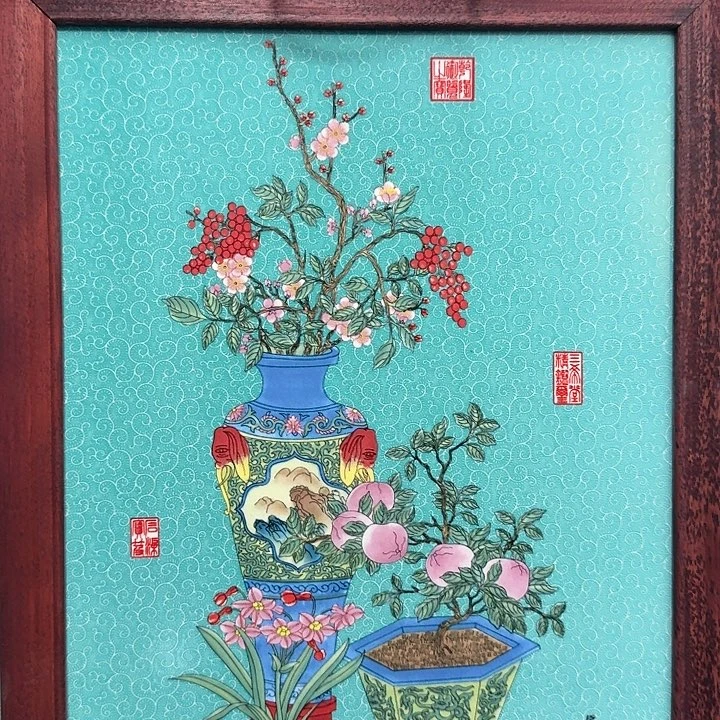摆件瓷板画瓷板画