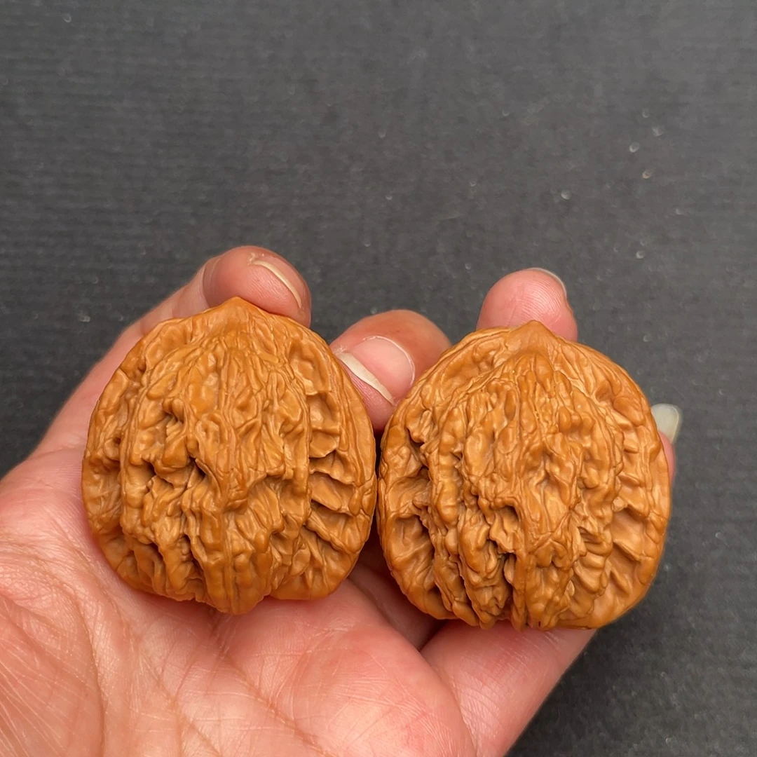 桃核把件40尺全品狼牙麦穗虎头A377