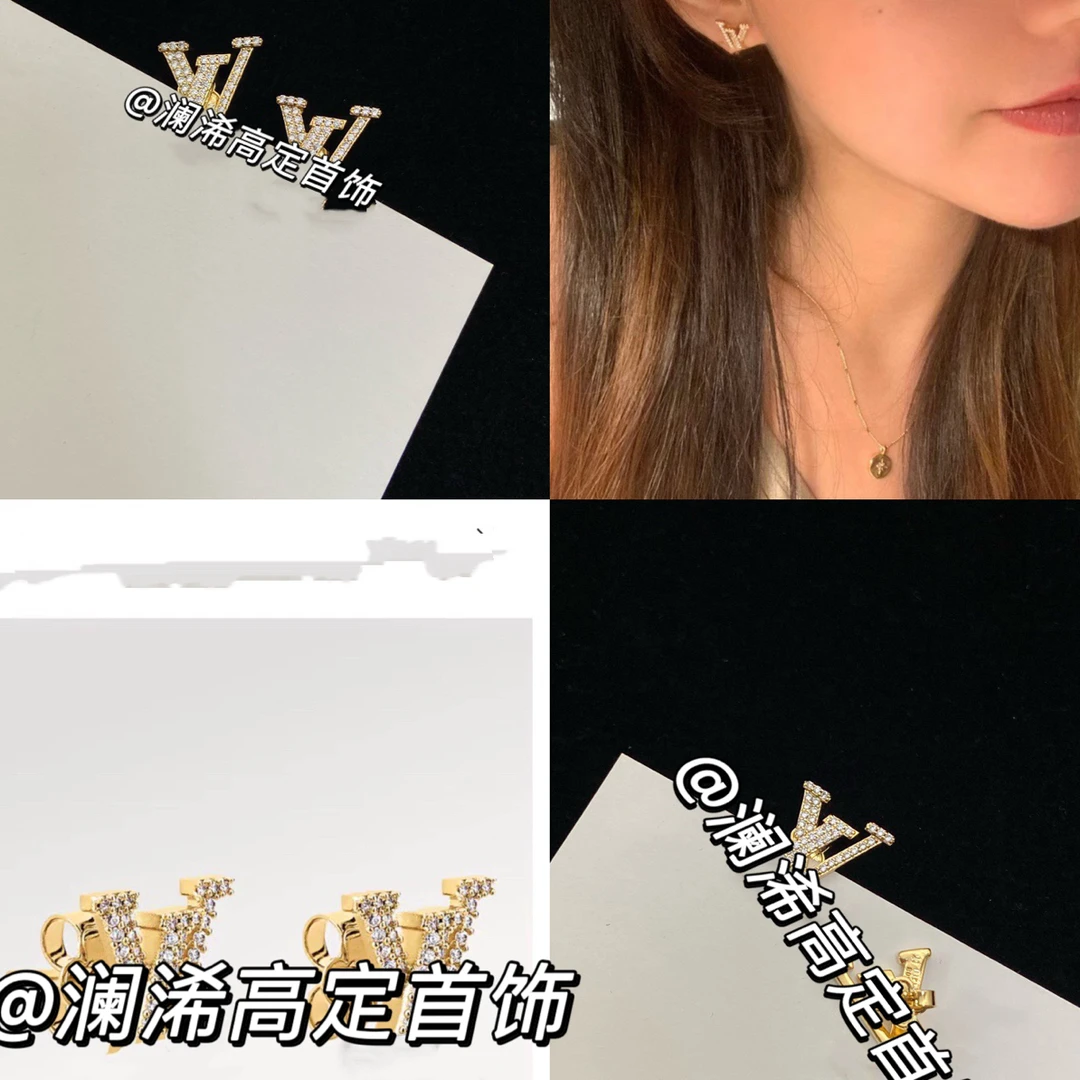 铜合金耳饰 铜合金驴的满钻耳饰 高级定制系列 以直播间实物为主