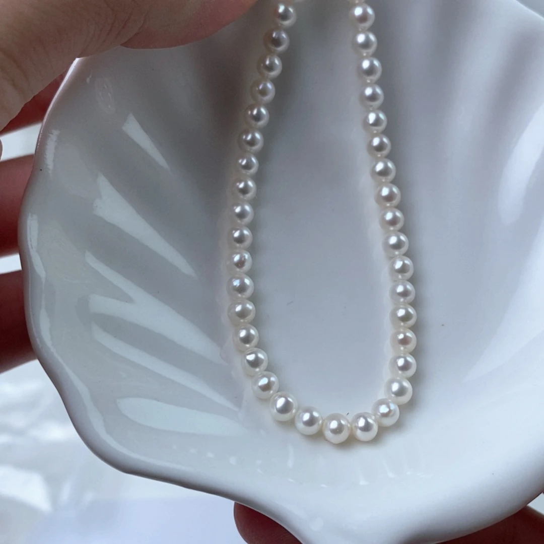 项链淡水珍珠银S925镶嵌102159