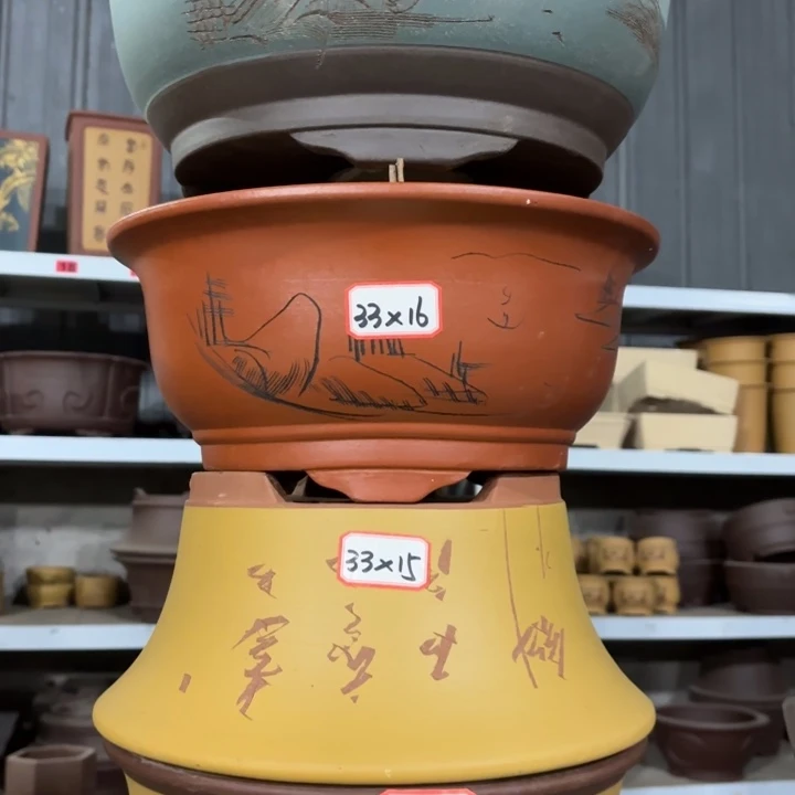 花盆紫砂100-4。