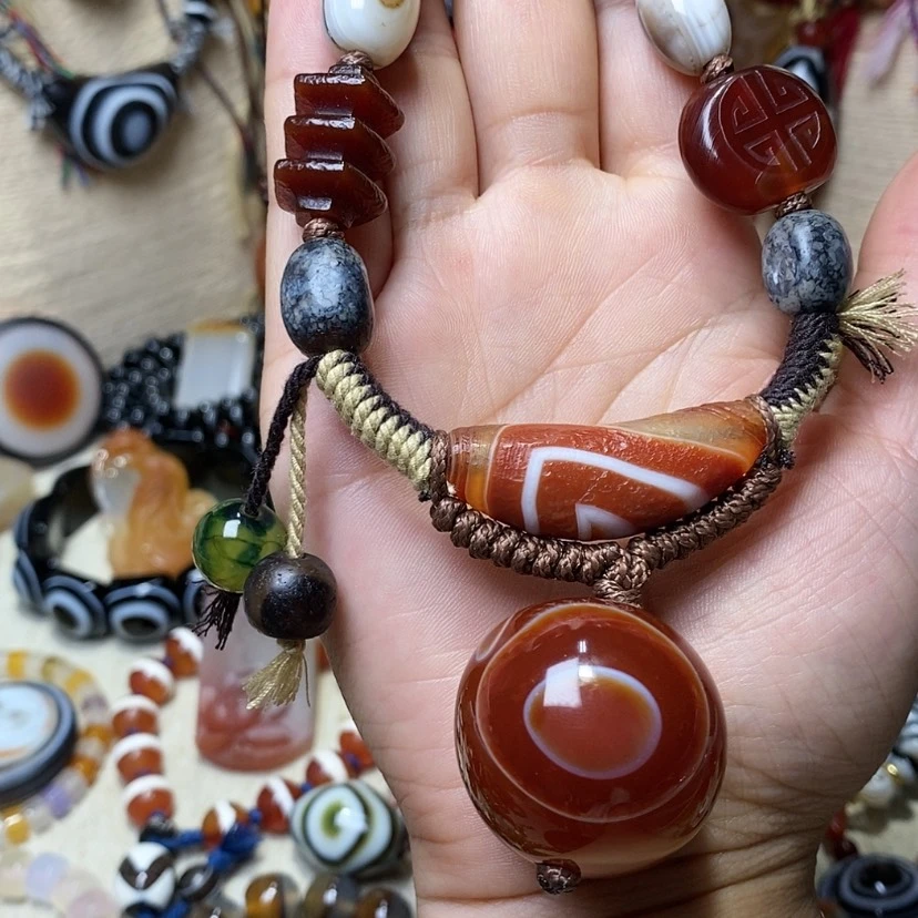 【闪购商品】玛瑙/玉髓颈饰未镶嵌梵*