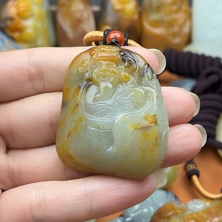 吊坠(不含链)未镶嵌和田玉