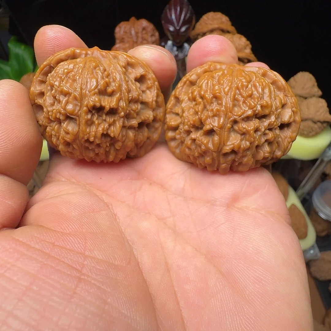 把件文玩核桃44尺赵喜满球疆