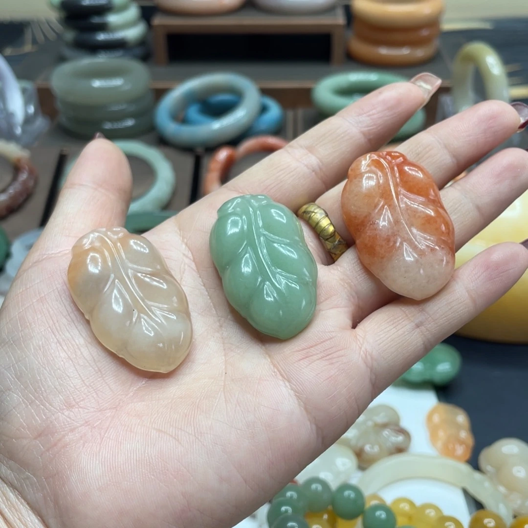 石英质玉手镯合金叶*