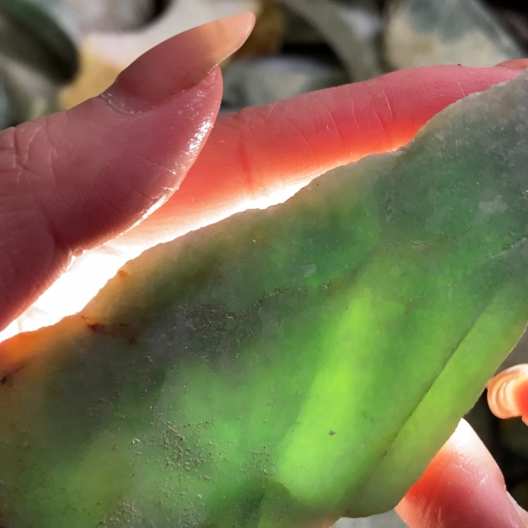 翡翠未镶嵌挂件天然翡翠