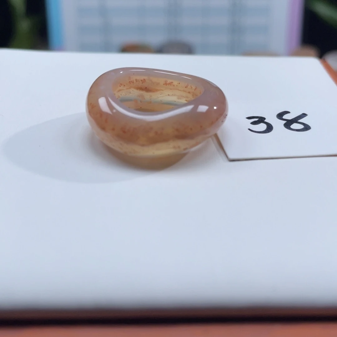 玛瑙/玉髓未镶嵌戒指Z16.2港12