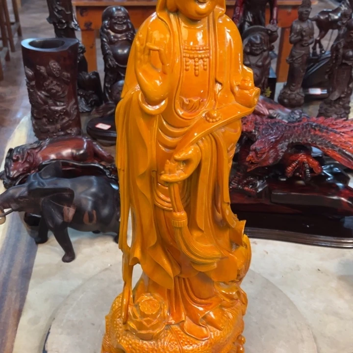 香榧木乐*观音摆件