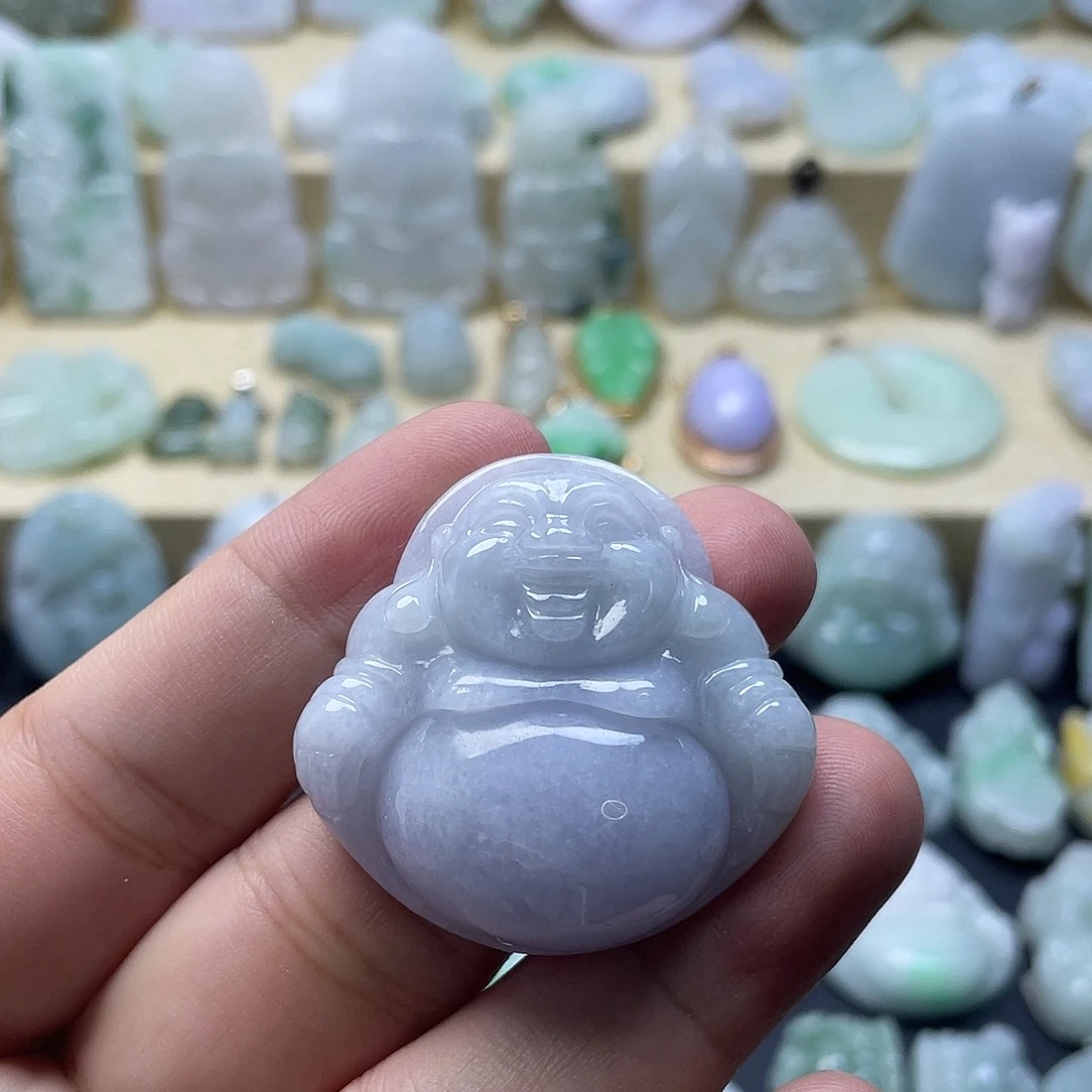 翡翠未镶嵌颈饰纯天然翡翠