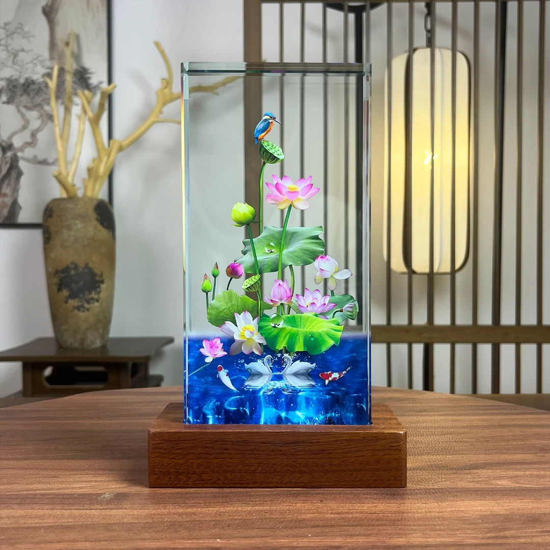 【新品爆款】水晶摆件点缀室内工艺品创意客厅摆设水晶摆件高档玄关