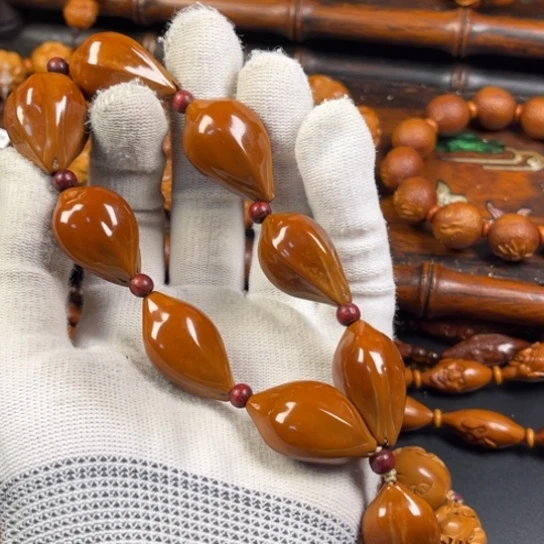 橄榄核手串去霜素核