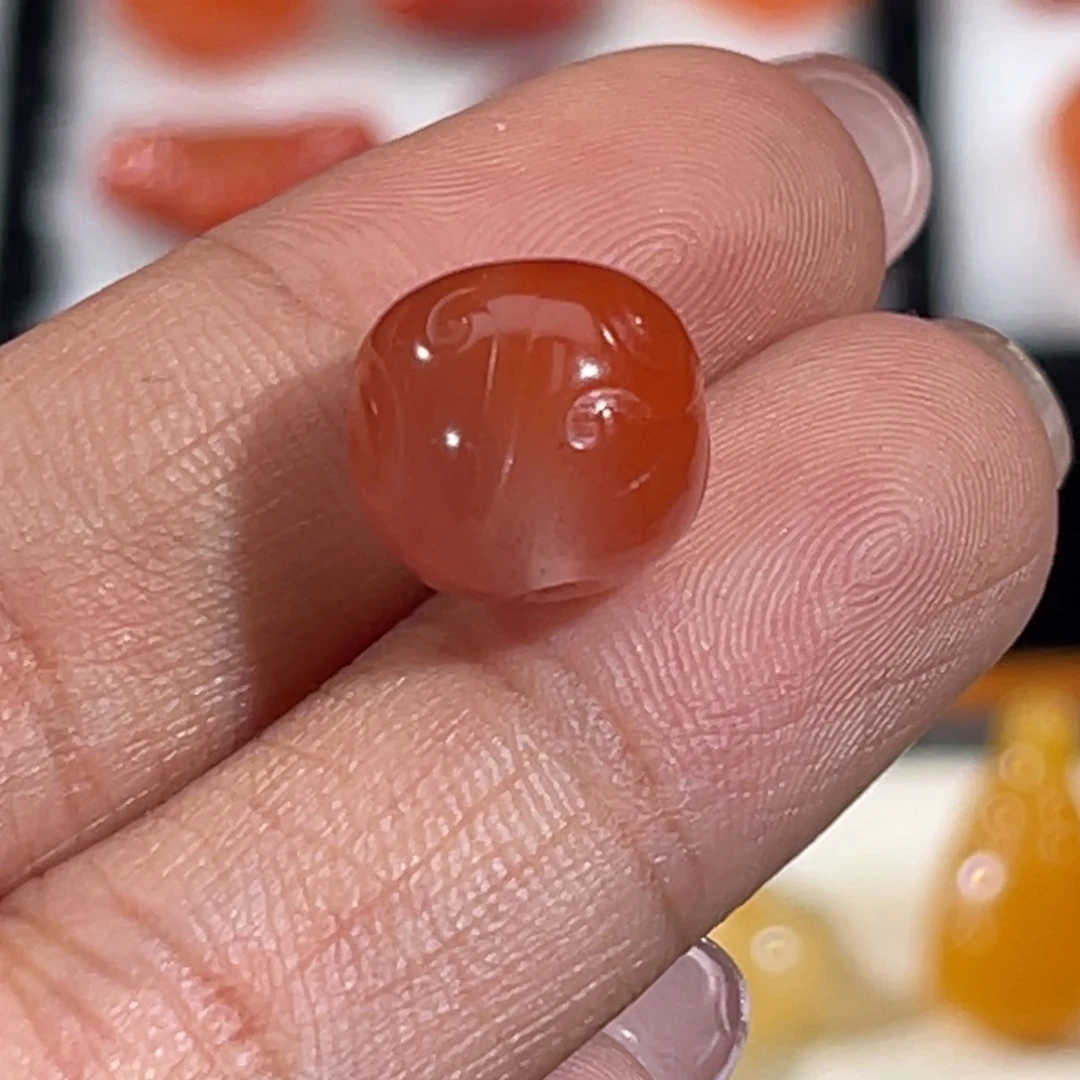 未镶嵌老型珠南红玛瑙
