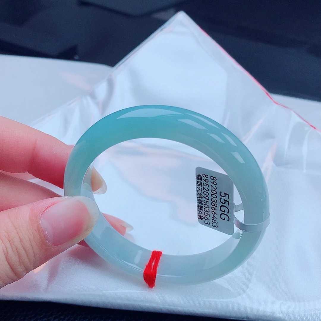 翡翠手镯未镶嵌天然缅甸翡翠A货手镯