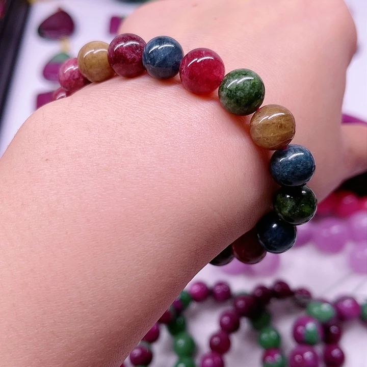 红宝石糖果碧手串未镶嵌