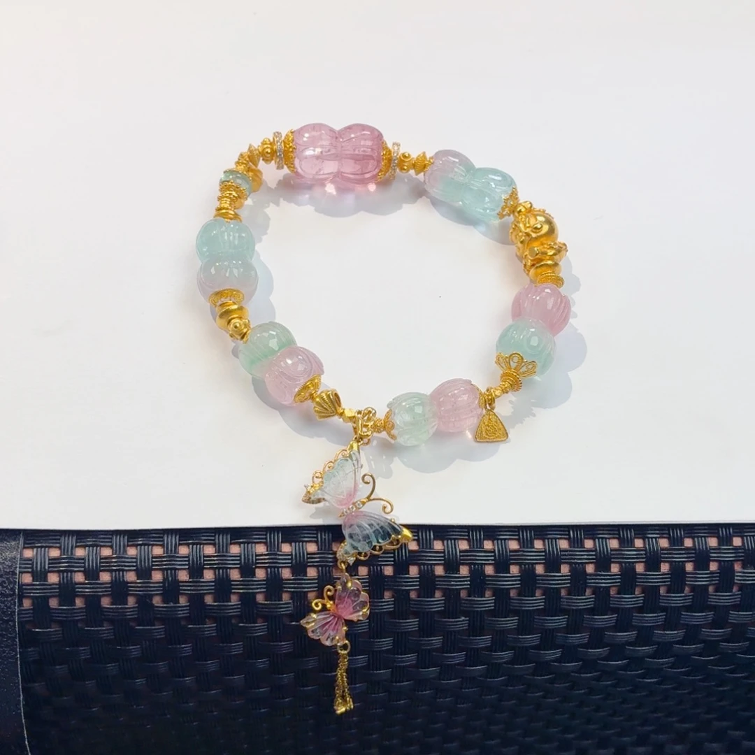 未镶嵌手链碧玺碧玺手链