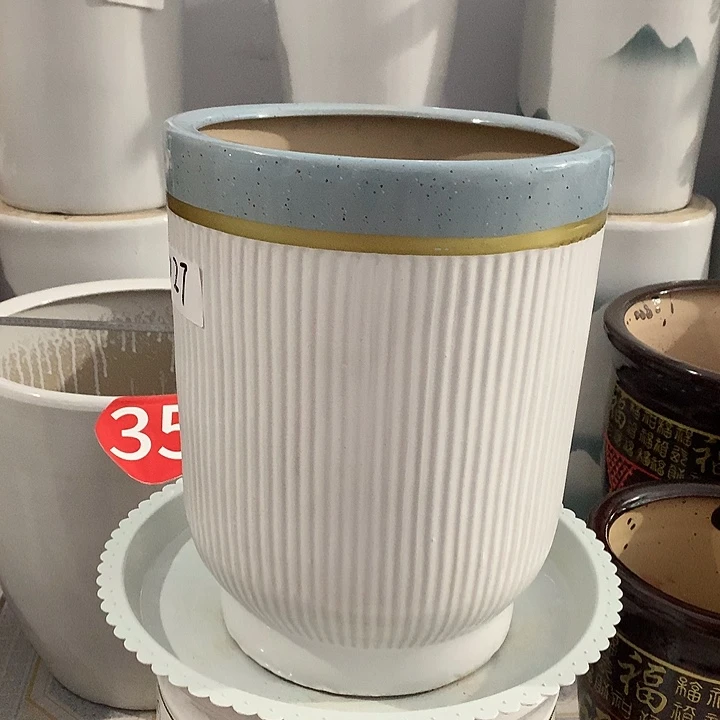 蓝口金线一个高33口径27送托盘默认微瑕